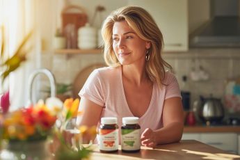 девушка сидит на кухне в солнечном свете с добавками