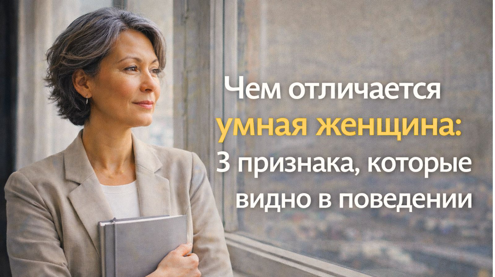 Признаки умной женщины: спокойствие и достоинство — психологические ориентиры для женщин 40+.